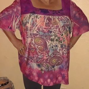 Beautiful colorful top